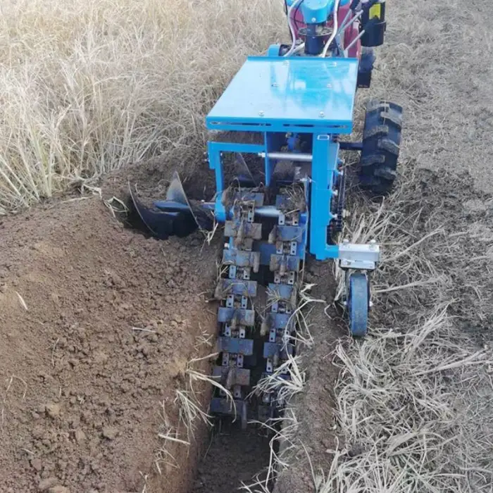 Chain Trencher Crawler Chain Ditching Machine