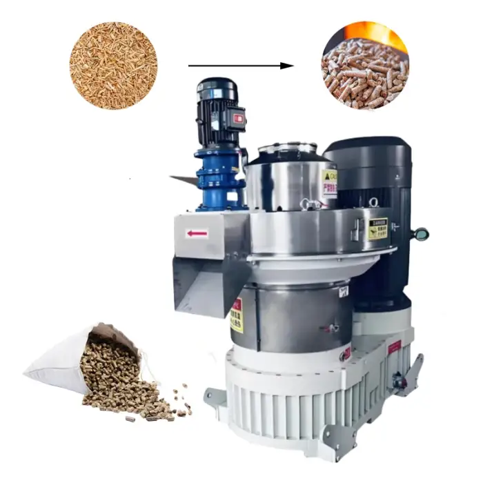Tianqing Fully Automatic High Capacity Biomass Wood Pellet Machine Line Model:TQS2LH630