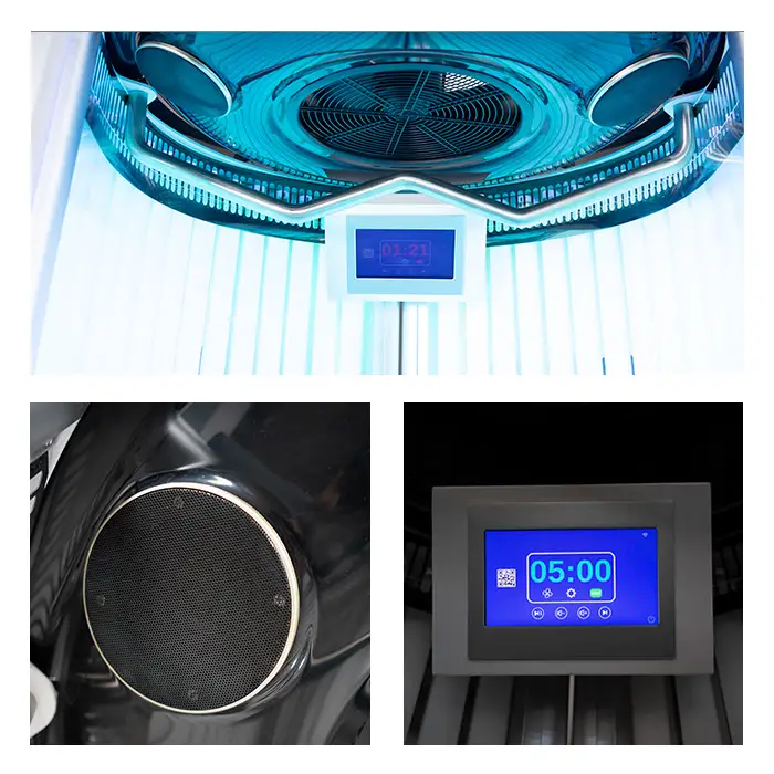 UV Tanning Bed Solarium F8 42 lights 220v50/hz
