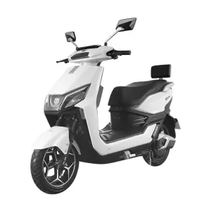White Adult 1500W Electric Scooter Motorcycle