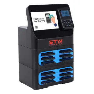 Customizable High-Capacity Outdoor Public Cell Phone Charging Power Bank Rental Station