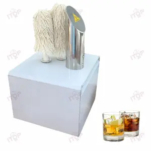 5 Brush Glass Dryer And Polisher Machine & 5 Extra Brushes