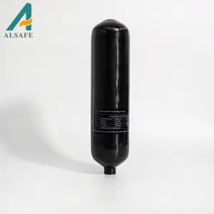 ALSAFE 3L 300bar Portable Oxygen Compressed Air Tank Factory Custom Firefighting Scba Carbon Fiber Bottles Gas Cylinder