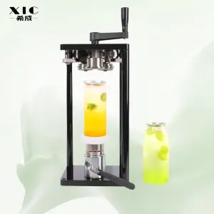 Manual Can Sealing Machine Including PET Plastic Cans and Lids