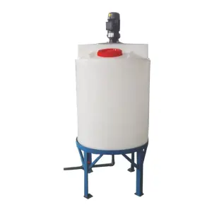 Industrial PP Chemical Liquid Mixing Tank Agitator 300L