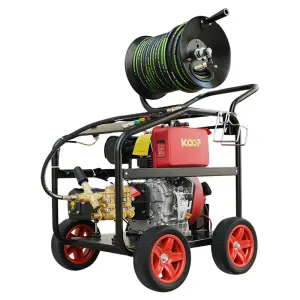 High-Pressure Jet Washer Pipe Dredging Machine Diesel engine Model: PHR-1830D