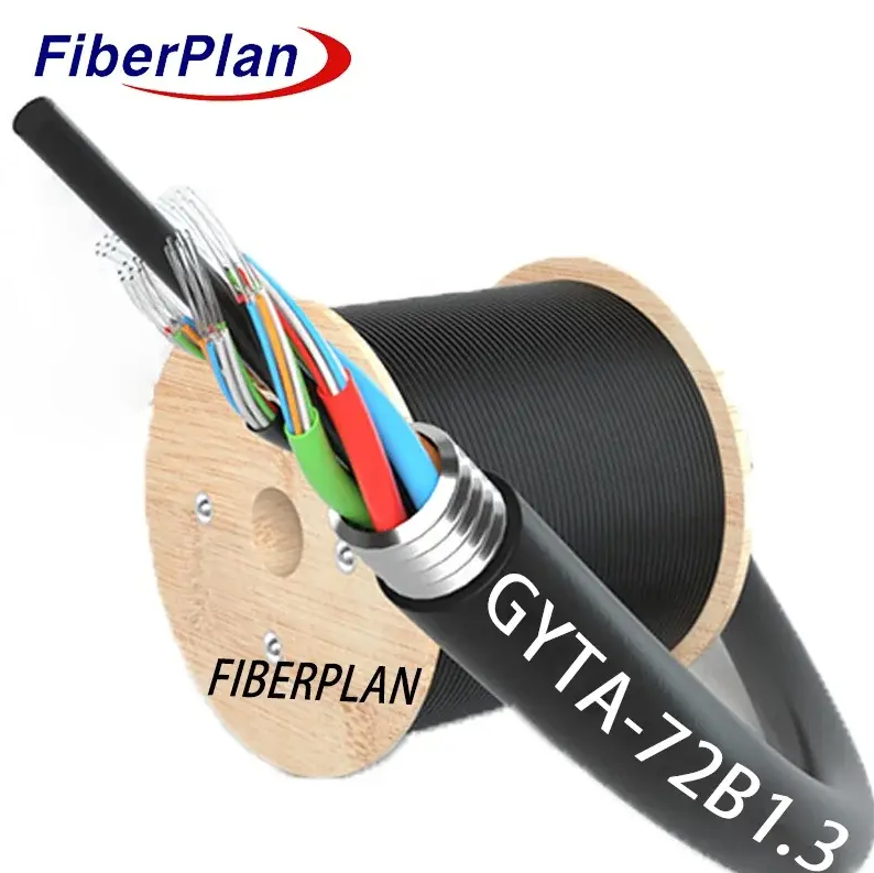 Gh fiberplan gyta53 gyty53 pipeline direct buried optical cable 12 core - 4000m Roll