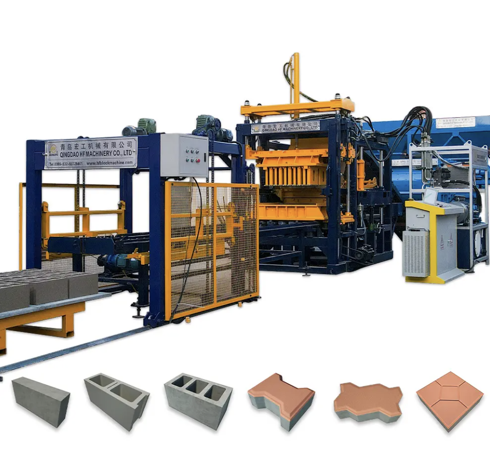 H1800 automatic concrete block making machine with stronger and durable mold