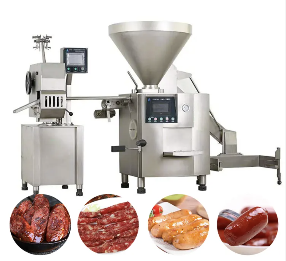 Hydraulic Sausage Stuffer Hot Dog Ham Sausages Making Machine