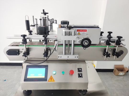 Automatic desktop round bottle labeling machine (bottle body labeling, not including bottle neck labeling) with date printer