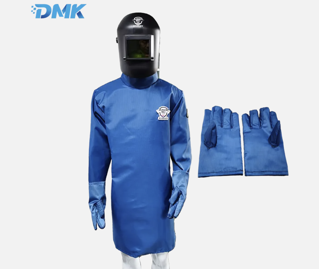 DMK Laser protective jacket Gloves used for Laser safety protection anti radiation static retardant fabric