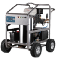 CLEANVAC Hot and Cold Water Industrial cleaning machine - HG1528TE - Petrol Version