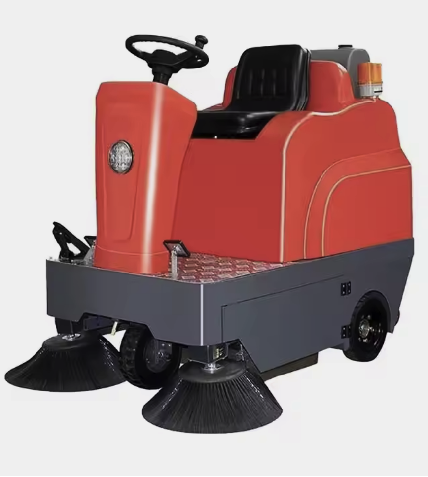 Ride on Floor Cleaning Commercial Industrial Floor Cleaning Scrubbing Machines Community Electric Sweeper 48V Provided 6 M2 800