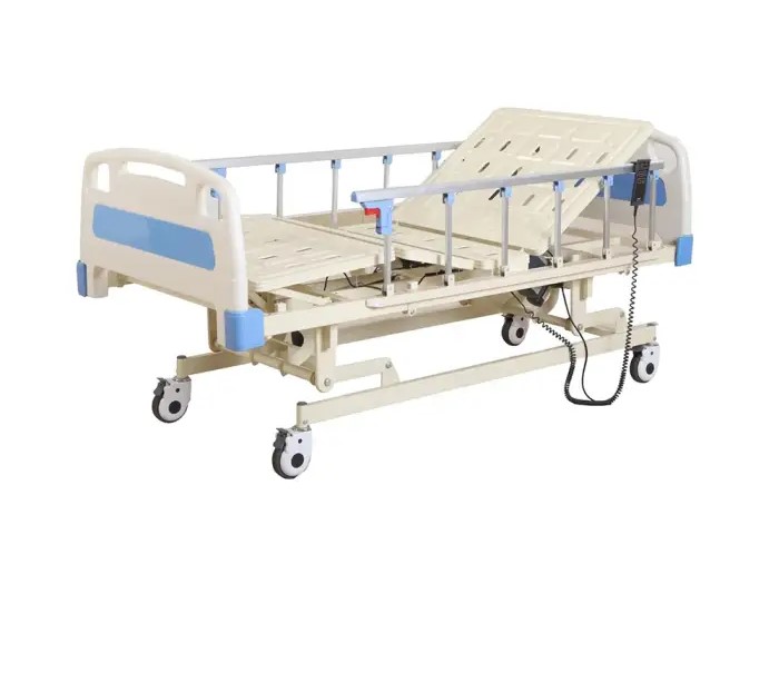 Factory price hospital bed 3 functions electric and manual nursing bed