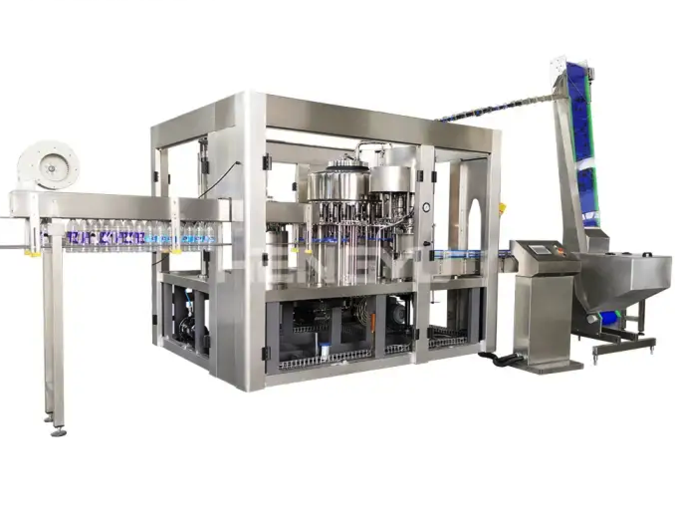 3 in 1 Automatic Production Plant Line Bottle Capping Packing