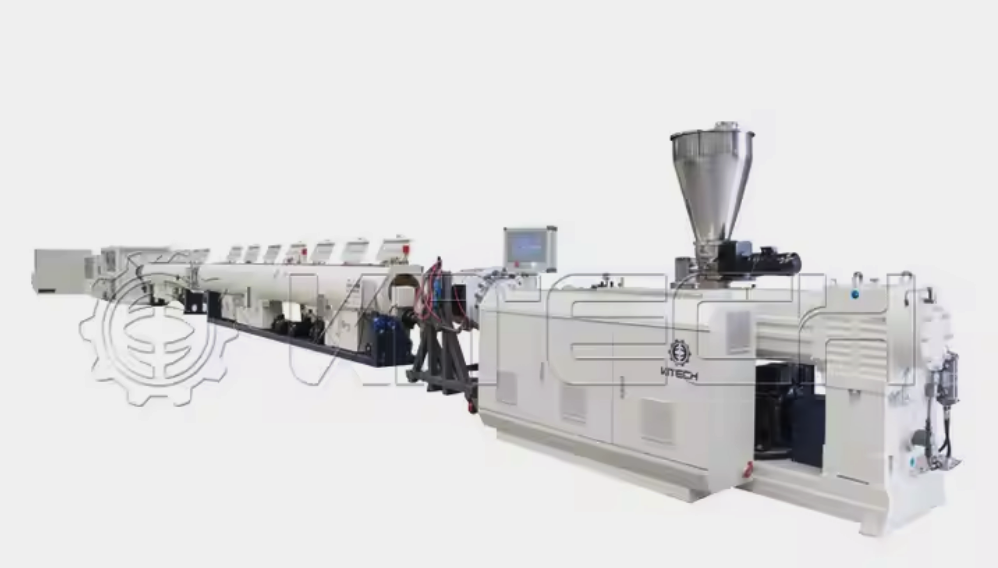 Customized 140mm plastic pvc pipe making machine tube production line