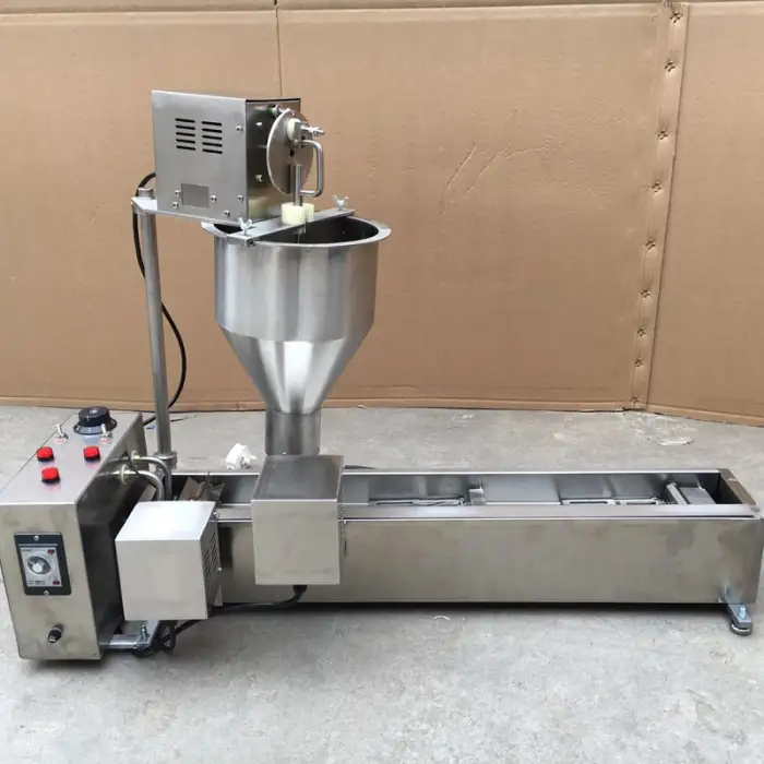 Commercial Doughnut Fryer Chocolate Glazing Machine Donut Making Machines