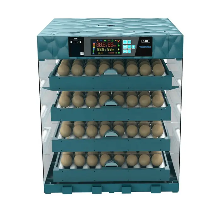 Fully automatic 256 chicken egg incubator