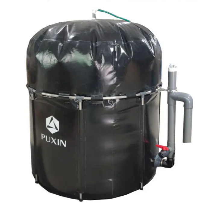 Portable Biomass Anaerobic Digesters Turn Food Waste into Energy Biogas and Organic Fertilizer