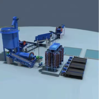 Small Scale Gold Processing Plant 1-2 TPH