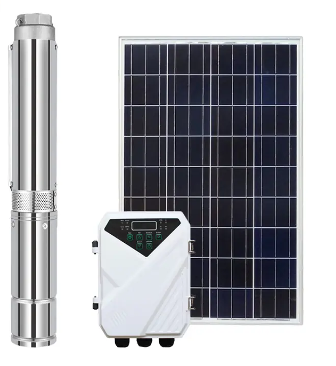 Solar water pump 2hp solar submersible well pump  1500w dc solar water pump