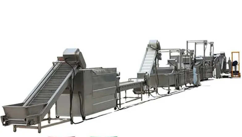 100-130Kg per hour Electric Potato Chips Production Line