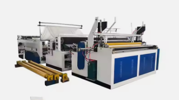 Small Manufacturing Machines Automatic Toilet Tissue Paper Making Rewinding Machine Complete Set