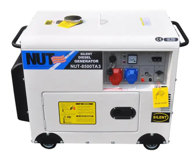 NUT Silent Home Portable Generators - 2.5KVA to 10KVA Water-Cooled Diesel Generators