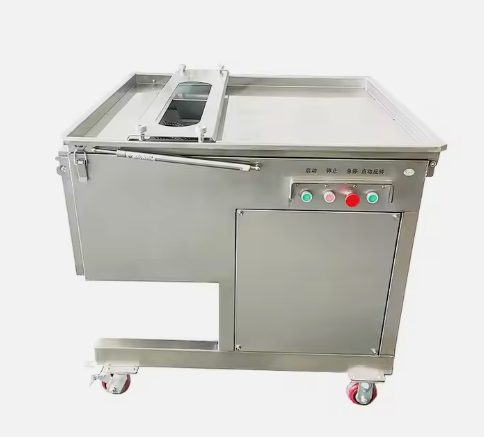 Automatic Whole Chicken &amp; Pork Ribs Cube Cutter Commercial Meat Slicer for Pig Trotters &amp; Ribs Cutting