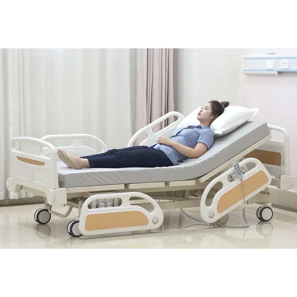 Luxury ICU Five-Function Electric Adjustable Hospital Bed - Wholesale Multifunctional Nursing Equipment