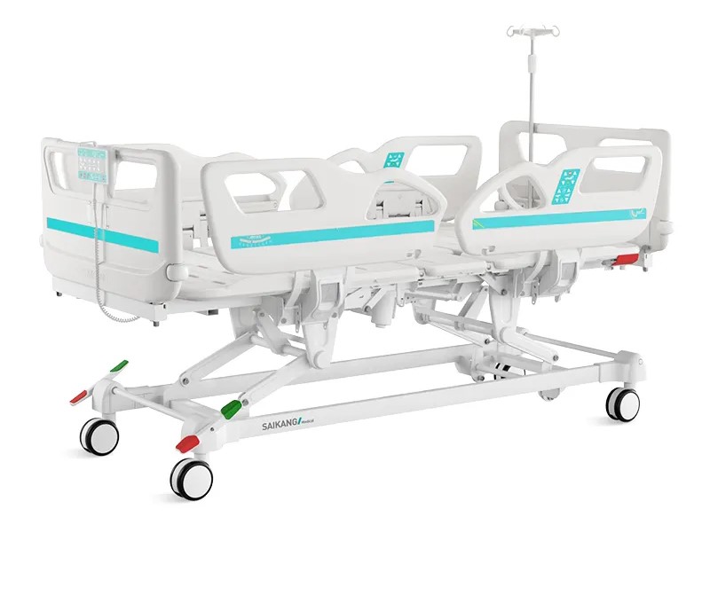 V8v5c SAIKANG Movable Multifunction Adjustable Electric Patient Nursing Hospital Bed