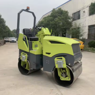 Small hand push single drum diesel roller 1 ton 2 ton 3 ton 4 ton 5 ton road compaction pavement repair Construction machinery