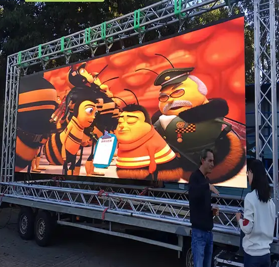 LED DJ Booth Stage Led Panel Screen Advertising Display P2.604 Indoor Big Rental Led Screen For Nightclub