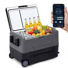 Mini Refrigerator Car Fridge Rv Cooler 12v Upright Refrigerator battery small 12 Volt Cooler Freezer for Camping