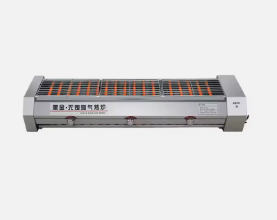 Commercial Stainless Steel Homemade Smokeless Kebab Bbq Grill Indoor Gas Barbecue Grill With Fan Top Bbq Grill