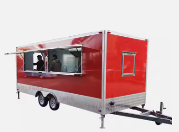 Mobile catering airstream kitchen bbq grill food trailer fully equipped remorque pizza oven food truck grill for sale in usa No reviews yet