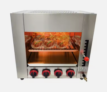 Hotel Restaurant Kitchen Equipment Counter Top Salamander Oven Bbq Grill Salamander Grill Commercial Gas