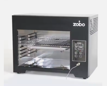 ZOBO ZB-D18 1.8KW Smokeless BBQ Indoor Electric Grill in Restaurant steak oven