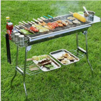 Charcoal BBQ Barbecue Grill Outdoor Machine