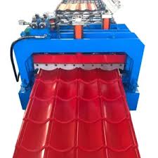 Color Coated Glazed Roof Tile Making Roll Forming Machine