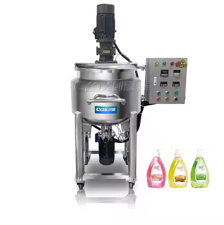 CYJX SUS316 Cosmetic Manufacturing Production Line with Dry Powder Mixing Machine and Roller Mixer.