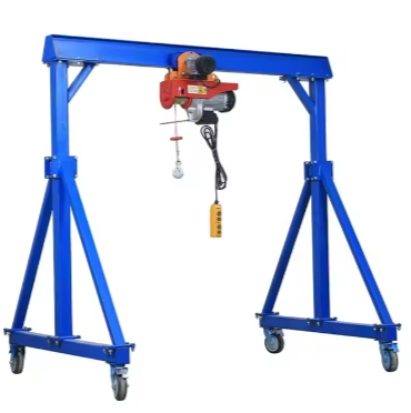 5 Ton Portable Gantry Crane Rubber Tyre Boat Crane Single Girder Overhead Crane