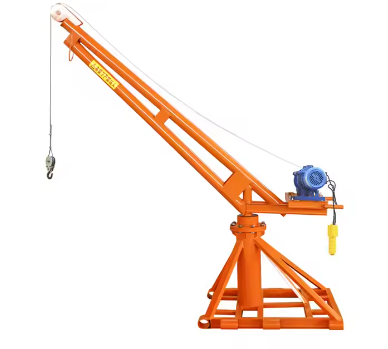 1 Ton Outdoor Construction Building Material Mini Lifting Portable Crane