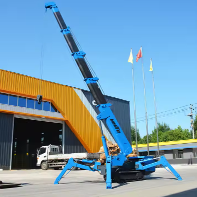 Spider Crane Portable Floor Hydraulic Small Crane For Warehouse Construction Lifting Equipment Mini Hoist Cranes