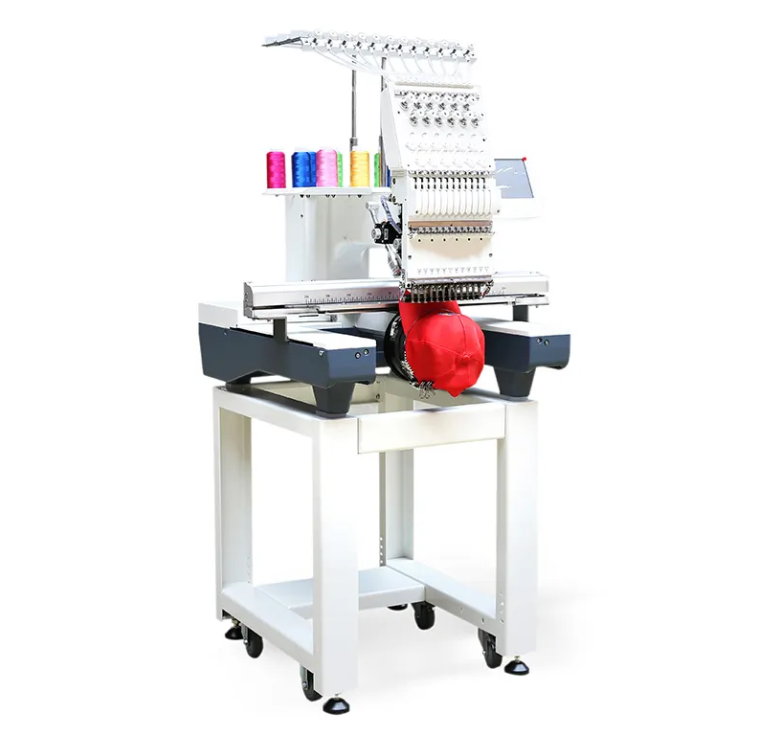 Industrial Single Head Professional Chenille Computer Hat Embroidery Machine 15 Needle Computerized For T-Shirt