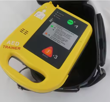 Emergency AED Defibrillator Portable Trainer Automatic External Defibrillator Training