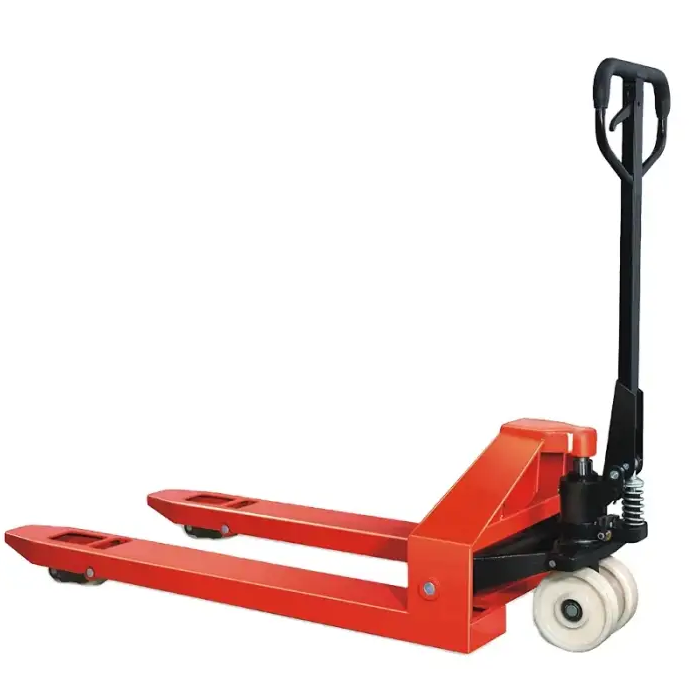 3000kg / 2500kg Rubber Pu Wheel Hand Truck Ce Hydraulic Manual Pallet Jack