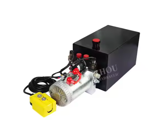 Mini Hydraulic Power Pack For Cranes Agricultural Machinery Forklift Snow Plow 2000PSI 12V