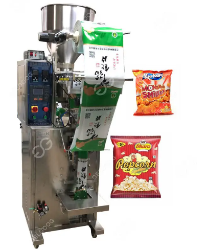 GG-480 Automatic Chin Chin Peanut Kurkure Pouch Packaging Popcorn Packing Machine