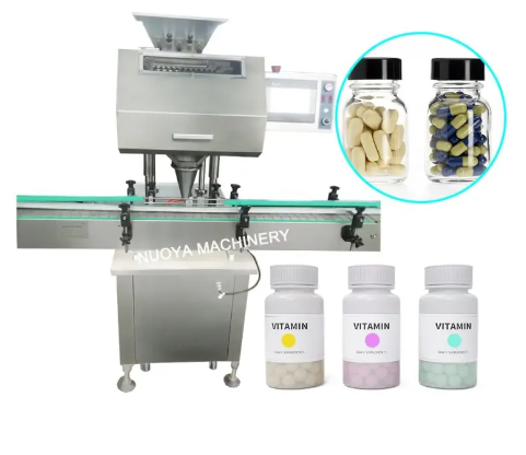 GS-12 Efficient Calcium Citrate Tablet Propolis Soft Capsule Candy Counting Filling Machine